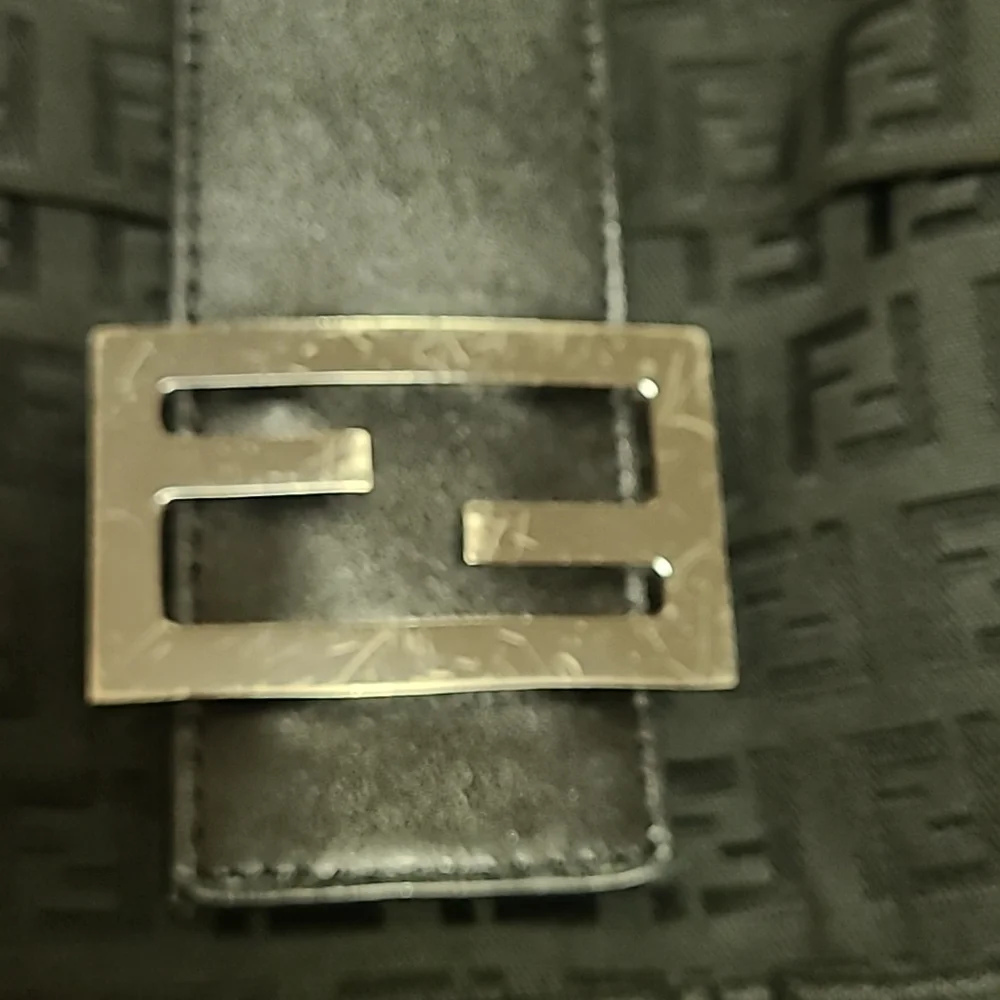 GC - Fendi Zucchino mini Mama Baguette - Picture 5 of 17